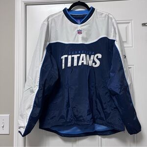Tenessee Titans Reebok Pullover Windbreaker Jacket Men’s Size Medium
